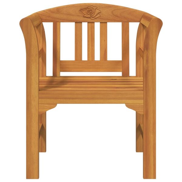 vidaXL Banco con coj&iacute;n Acabado de Aceite Natural 68,5 x 46 x 82,5 cm