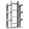 vidaXL Estanter&iacute;a madera contrachapada gris Sonoma 86x25,5x140 cm