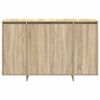 vidaXL Vitrina Roble Sonoma 120 x 41 x 75 cm Madera contrachapada