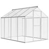vidaXL Pajarera exterior de aluminio 178x242x192 cm