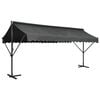vidaXL Toldo de pie independiente gris antracita 500x300 cm