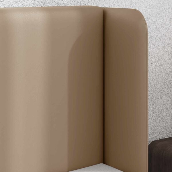 vidaXL Oreja de cabecero Marr&oacute;n 40,5 x 40,5 x 4 cm PVC