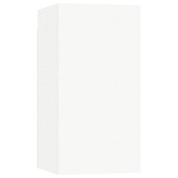 vidaXL Mueble para TV de madera contrachapada blanco 30,5x30x60 cm
