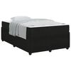 vidaXL Estructura de cama con colch&oacute;n Negro 120 x 200 cm Terciopelo