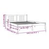 vidaXL Estructura cama sin colchón madera maciza marrón miel 140x190cm