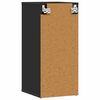 vidaXL Muebles zapateros 2 uds madera contrachapada negro 32x35x70 cm