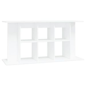 vidaXL Soporte para acuario madera de ingenier&iacute;a blanco 120x40x60 cm
