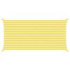 vidaXL Toldo Vela de Sombra Amarillo y blanco 5 x 2,5 m