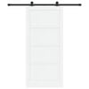 vidaXL Puerta Corredera 93 x 202 cm Madera de ingenier&iacute;a
