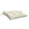 vidaXL Cojines de silla de jard&iacute;n 2 uds tela Oxford crema 40x40x7 cm