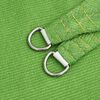vidaXL Toldo de vela HDPE verde claro 160 g/m&sup2; 2,5x4,5 m