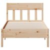 vidaXL Estructura de cama sin colch&oacute;n madera maciza de pino 90x200 cm