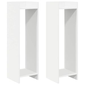vidaXL Soporte de plantas 30 x 30 x 100 cm Madera de ingenier&iacute;a