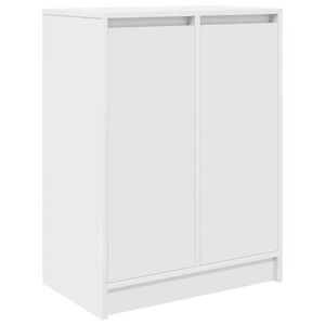 vidaXL Zapatero blanco 57x34x76 cm madera de ingenier&iacute;a