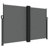vidaXL Toldo lateral retráctil gris antracita 160x600 cm