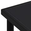 vidaXL Juego de comedor para jard&iacute;n 7 piezas acero negro