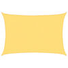 vidaXL Toldo de vela beige HDPE 160 g/m&sup2; 3,5x4,5 m