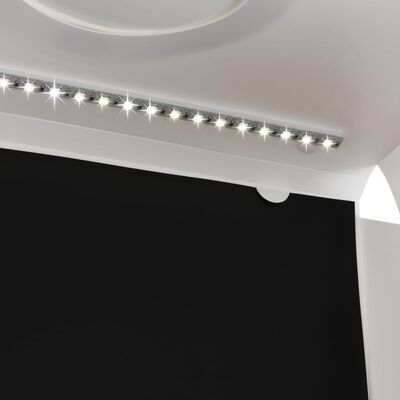 vidaXL Caja de luz estudio fotografía plegable LED blanco 40x34x37 cm