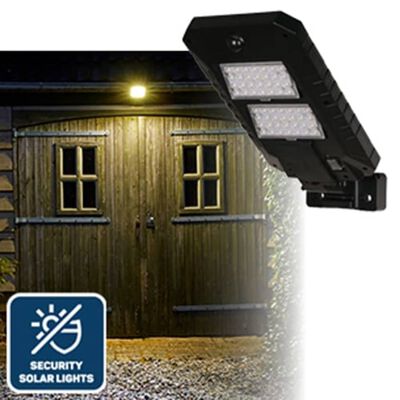 Luxform Luz de jardín de seguridad LED solar inteligente Concordia PIR