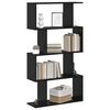 vidaXL Librer&iacute;a Roble Negro 70 x 24 x 129 cm Madera de ingenier&iacute;a