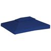 vidaXL Toldo de cenador 2 niveles 310 g/m&sup2; 4x3 m azul