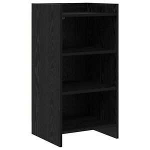 vidaXL Aparador Roble Negro 40 x 36 x 80 cm Madera de ingenier&iacute;a