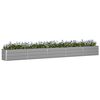 vidaXL Jardinera Gris Claro 480 x 50 x 45 cm Acero Galvanizado