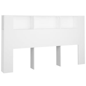 vidaXL Mueble cabecero blanco 180x18,5x104,5 cm