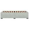 vidaXL Estructura de cama sin colch&oacute;n terciopelo gris claro 90x200 cm