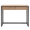 Finori Mesa consola Denver 44 color roble artesanal y gris antracita