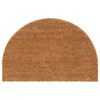 vidaXL Felpudo semicircular de fibra de coco natural 40x60 cm