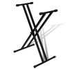 vidaXL Ajustable Soporte Doblado De Teclado Musical Marco-X