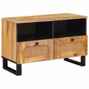 vidaXL Mueble de TV Marr&oacute;n 70 x 33 x 46 cm Madera de mango maciza