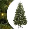 vidaXL &Aacute;rbol de Navidad artificial 270 cm 300 LED Blanco C&aacute;lido Verde
