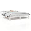 vidaXL Estructura de cama sin colch&oacute;n madera maciza de pino 160x200 cm