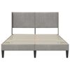 vidaXL Estructura de cama Gris Claro 120 x 190 cm Terciopelo