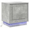 vidaXL Armario de Noche Gris Concreto 44 x 34,5 x 45 cm