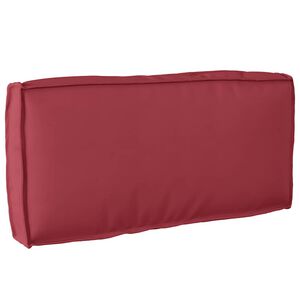 vidaXL Coj&iacute;n Rojo vino 80 x 40 x 12 cm Tela Oxford