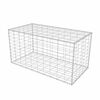 vidaXL Cesta de muro de gaviones acero galvanizado 100x50x50 cm
