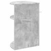 vidaXL Mesa Auxiliar Gris Concreto 39,7 x 39,7 x 60 cm