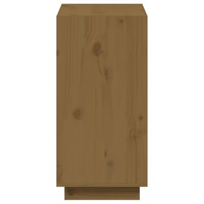 vidaXL Estantería madera maciza de pino marrón miel 60x35x71 cm