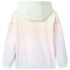 Sudadera infantil con capucha blanco estrellado 92