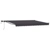vidaXL Armaz&oacute;n de toldo manual con LEDs Antracita 4 x 3,5 m