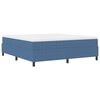 vidaXL Cama tipo Box Spring Azul y 180 x 200 cm Tela de Pana