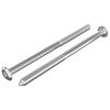 vidaXL Tornillos de Muebles 2 pcs Plateado M6 x 100 mm Acero