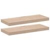 vidaXL Estantes flotantes 2 uds madera de ingenier&iacute;a 60x23,5x4 cm