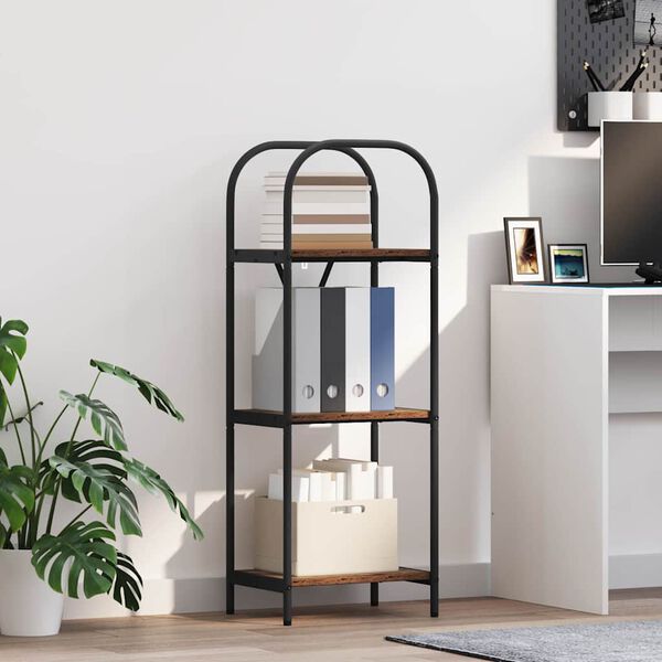 vidaXL Estante de libros Madera vieja 40 x 30 x 109 cm