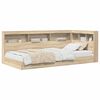 vidaXL Cama con Estanter&iacute;a con cabecera Roble Sonoma 75 x 190 cm