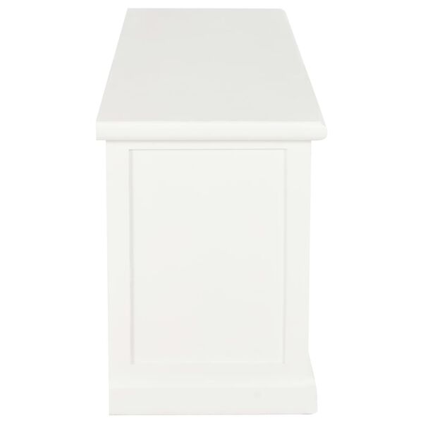 vidaXL Mueble para TV de madera blanco 120x30x40 cm