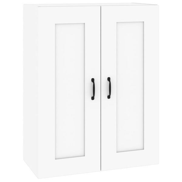 vidaXL Armario colgante de pared blanco 69,5x32,5x90 cm